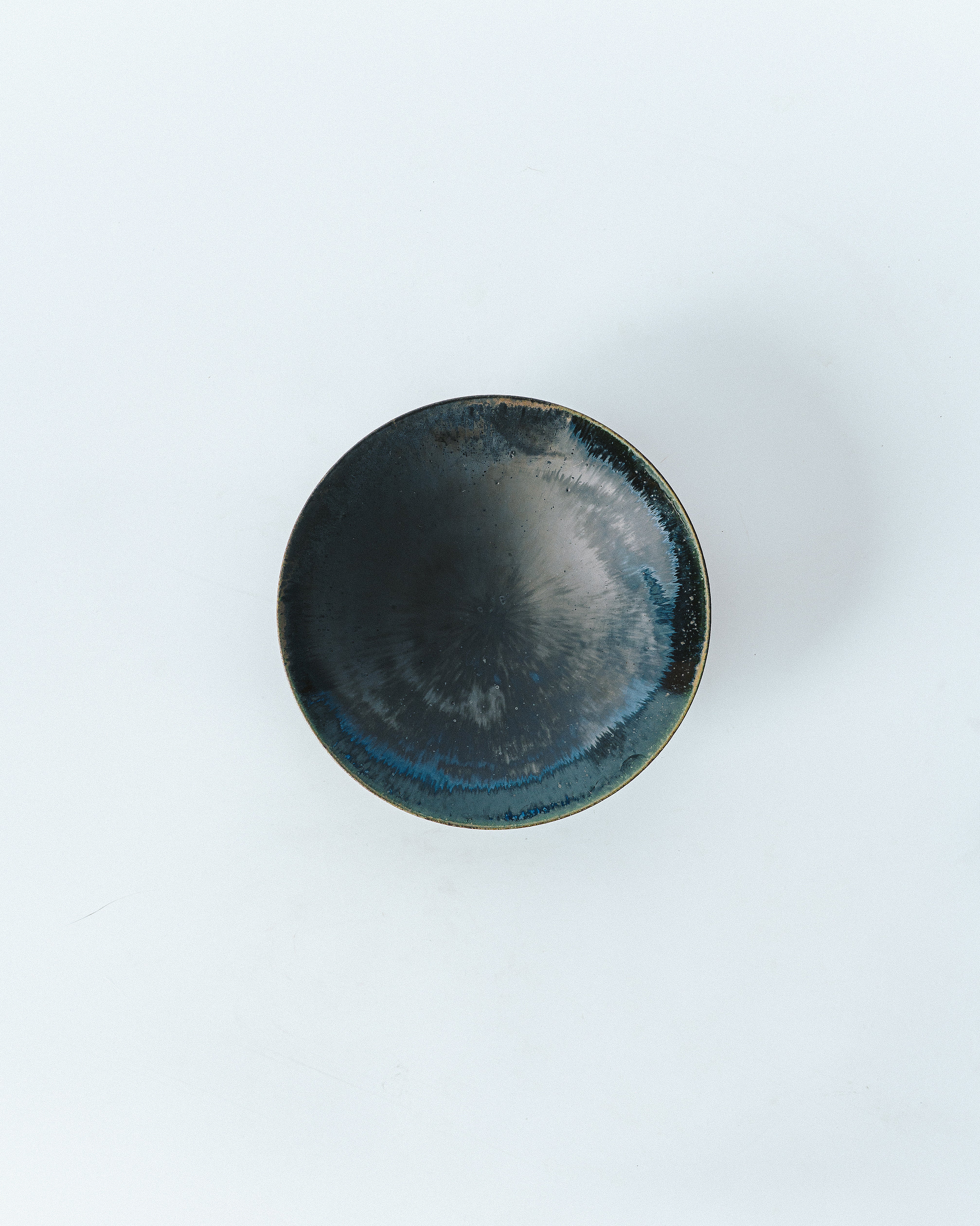 Black-Glazed Deep Plate