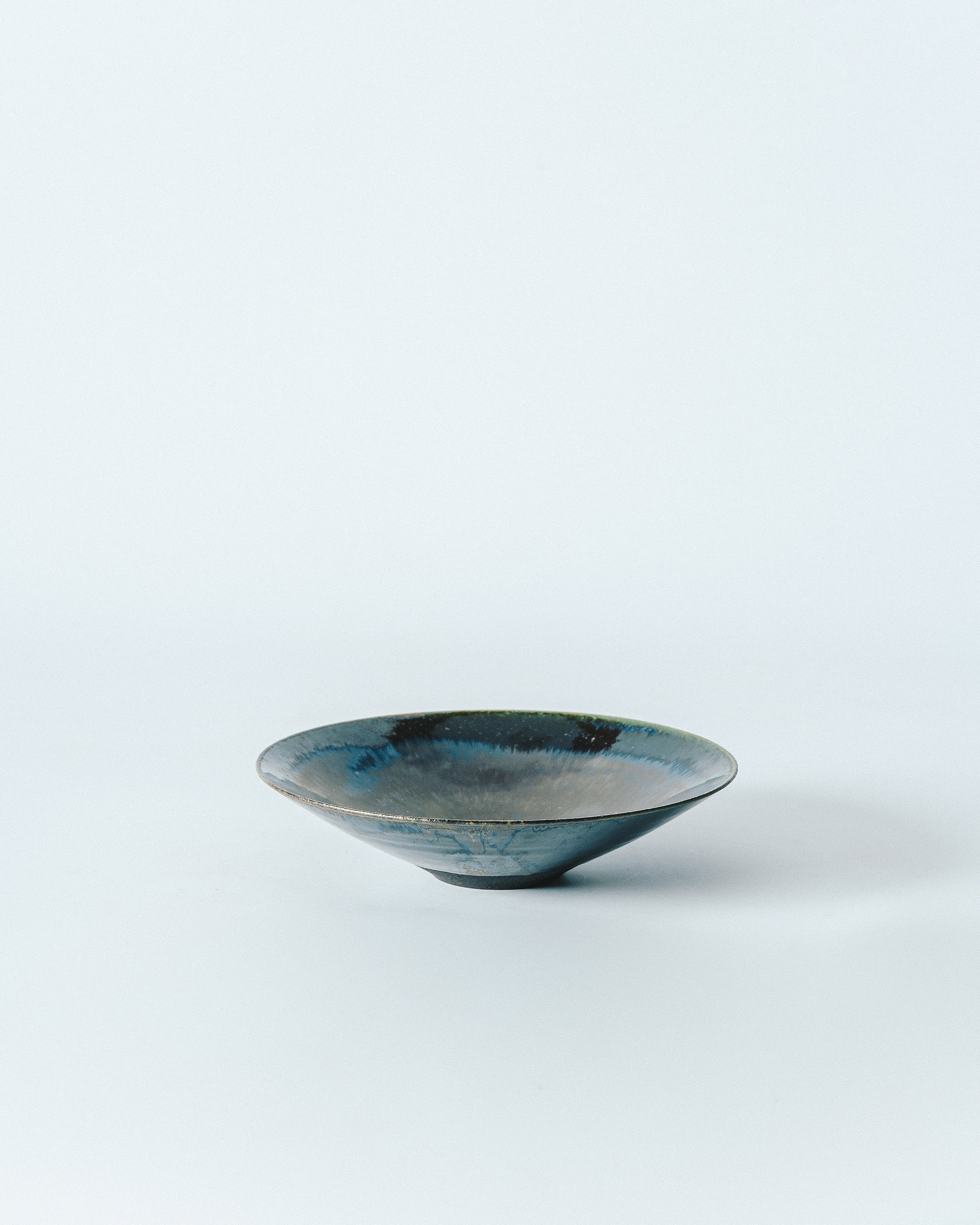 Black-Glazed Deep Plate
