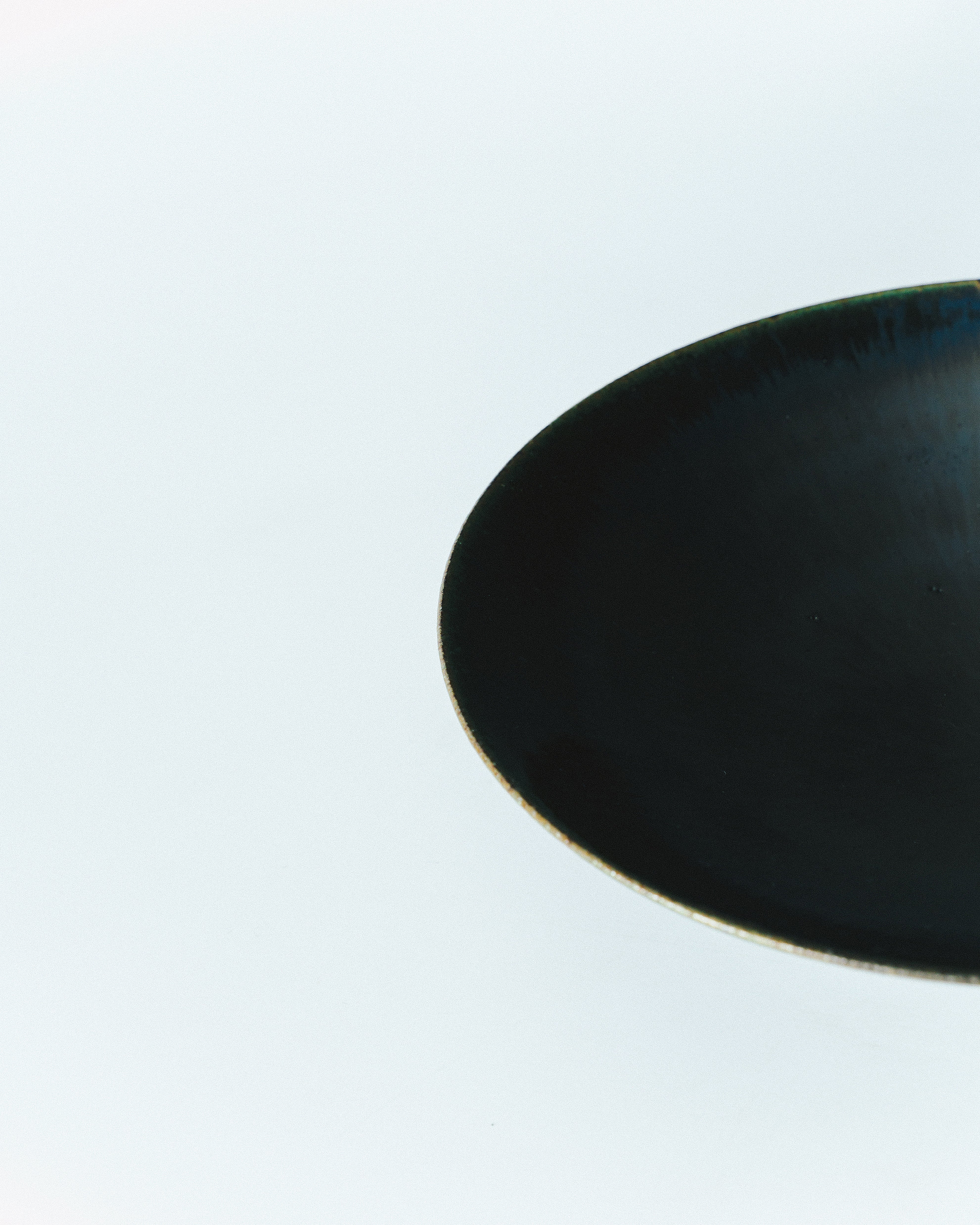 Black-Glazed Deep Plate